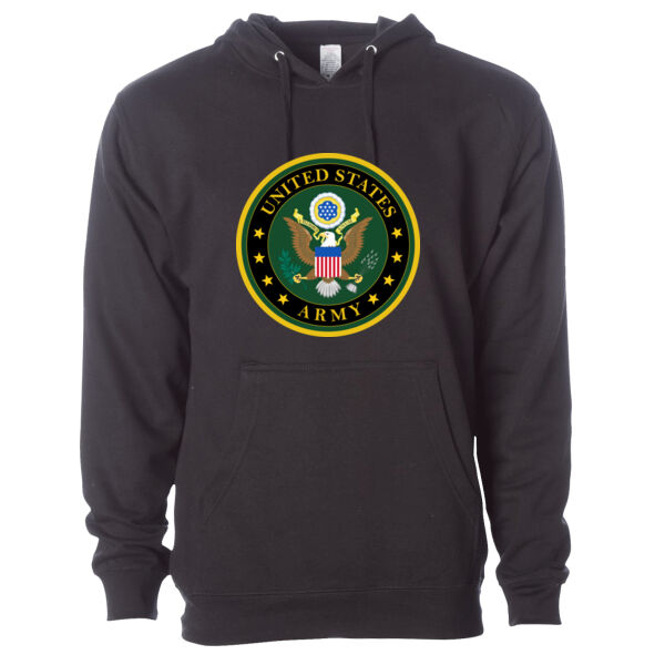Black Hoodie US Army Thumbnail